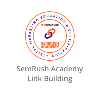 SemRush Academy Certificate in Link Building